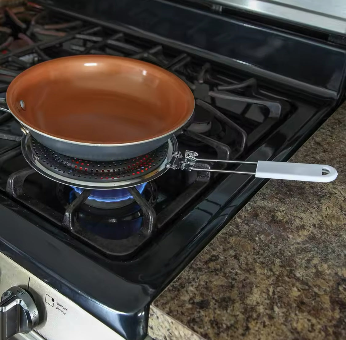 Multipurpose Stainless Steel Stove Heat Diffuser, Foldable Kitchen Stove Flame Guard Simmer Plate, Durable Gas Stove Anti Scalding Mat Multipurpose Stainless Steel Stove Heat Diffuser, Foldable Kitchen Stove Flame Guard Simmer Plate, Durable Gas Stove Anti Scalding Mat